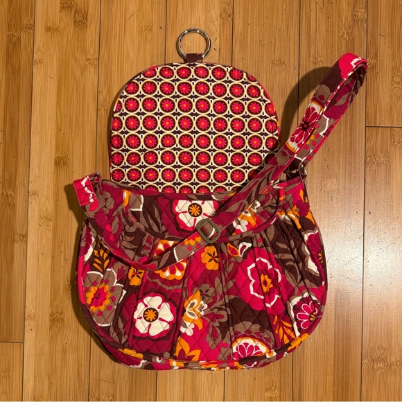NWOT Vera Bradley Carnaby Saddle Floral Quilted Crossbody Bag OS - Picture 6 of 14